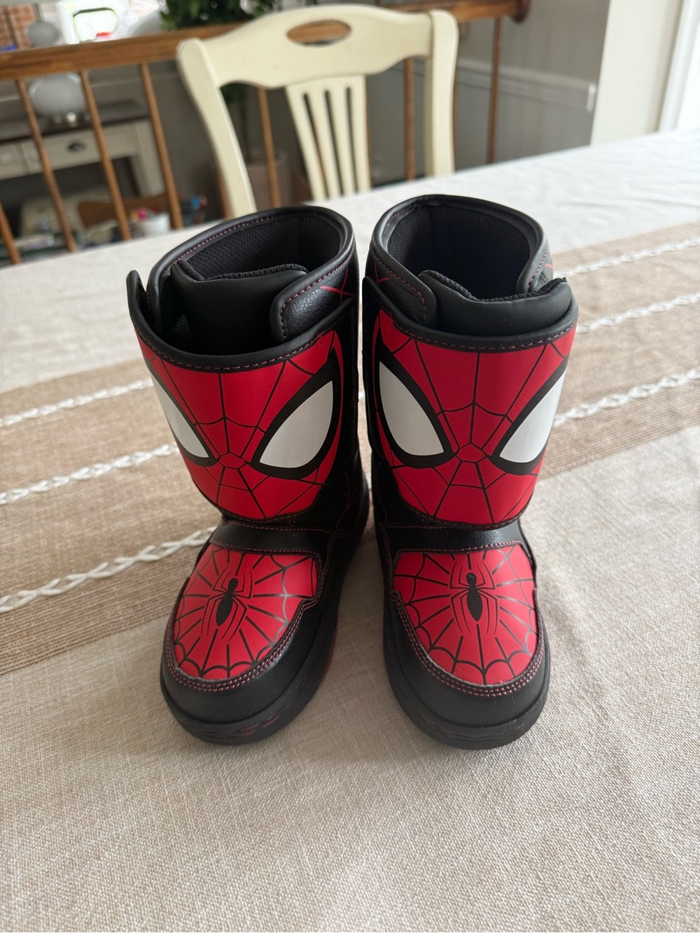 Marvel Spider-Man Kids Costume Boots - Red and Black